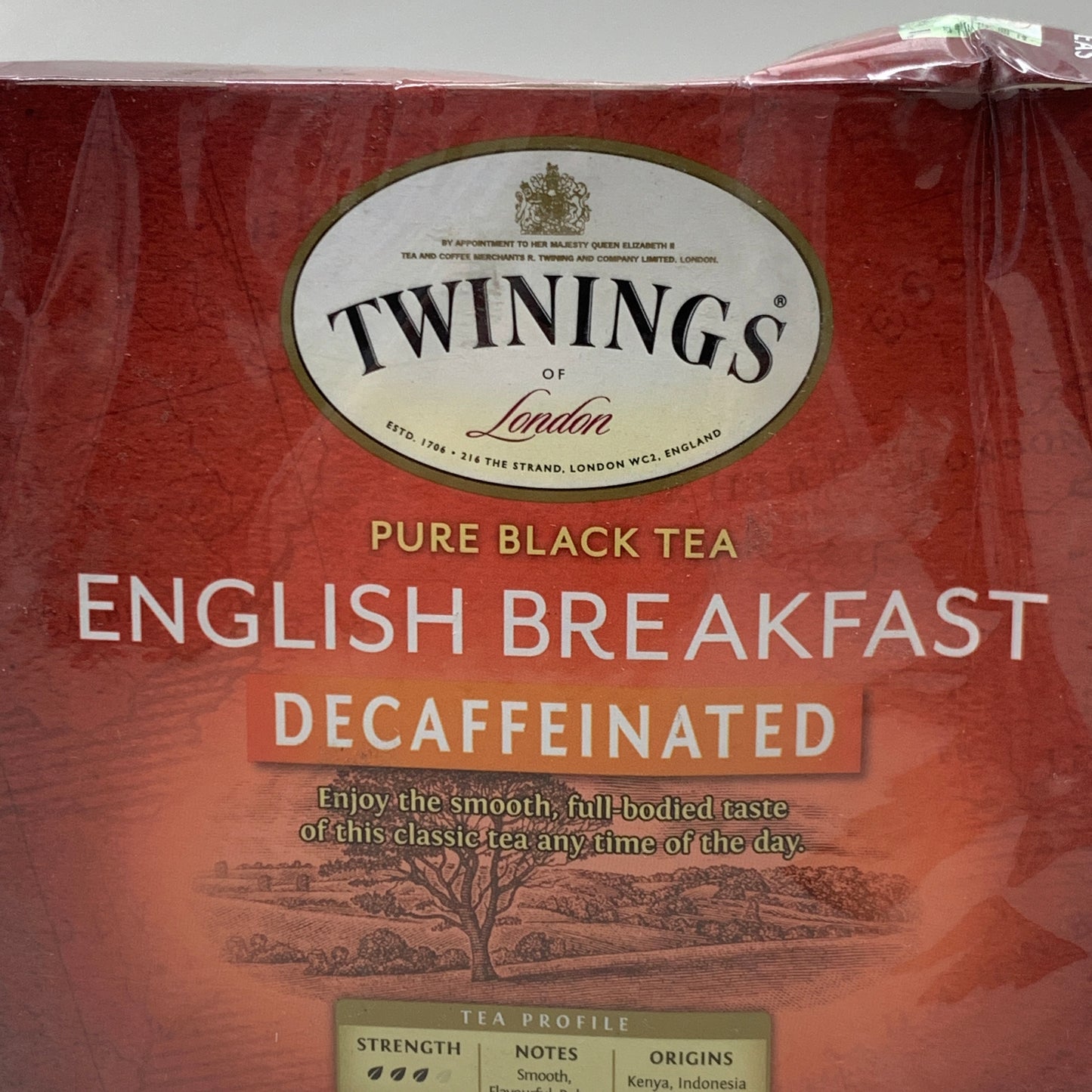 TWININGS (2 PACK) 100 Bags English Breakfast Decaffeinated Pure Black Tea BB 05/2025 (New Other)