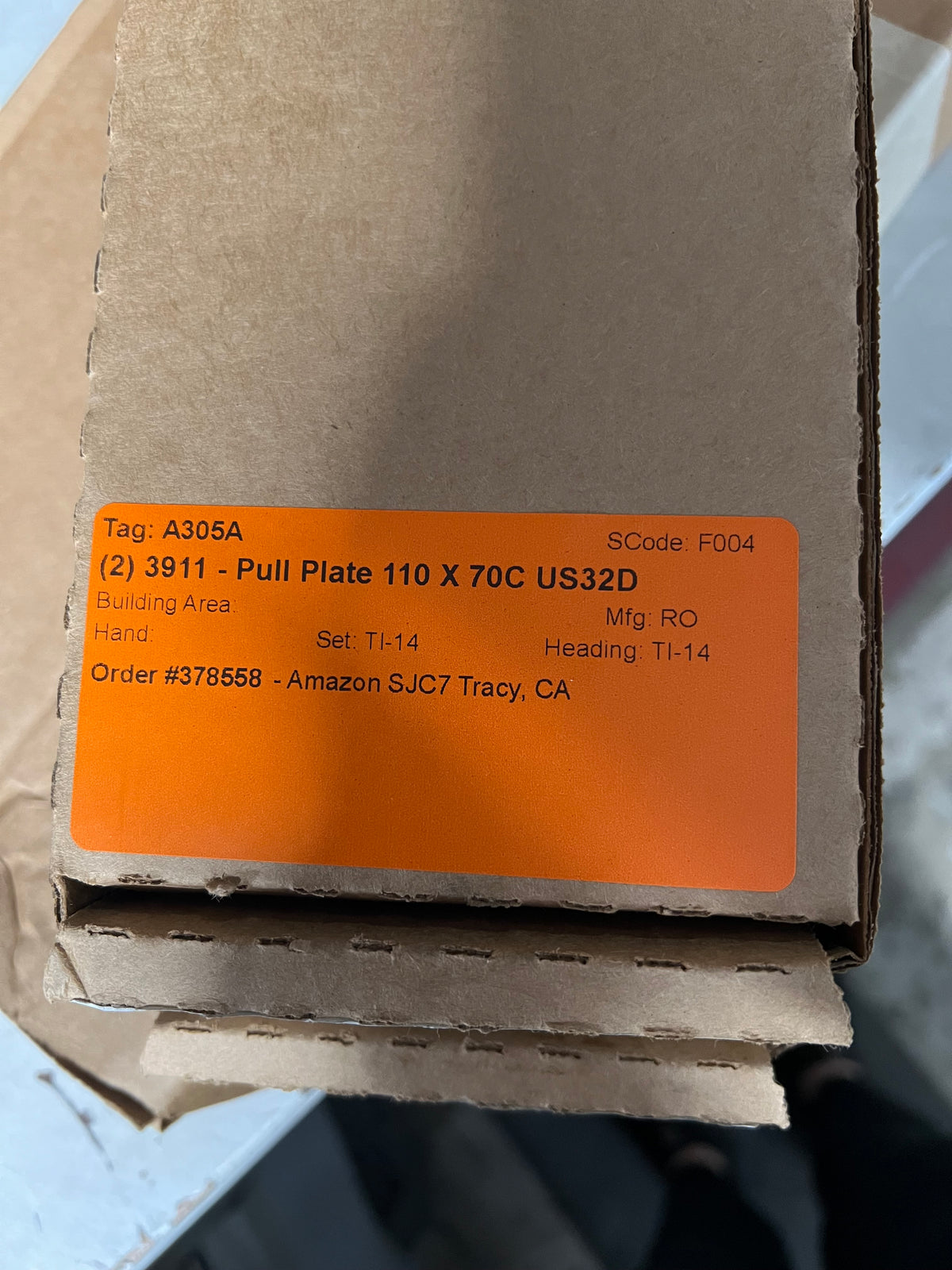ROCKWOOD ASSA ABLOY (2 PACK) Rockwood 110x70c Pull Plate 4″ x 16″ 1" Pull Silver