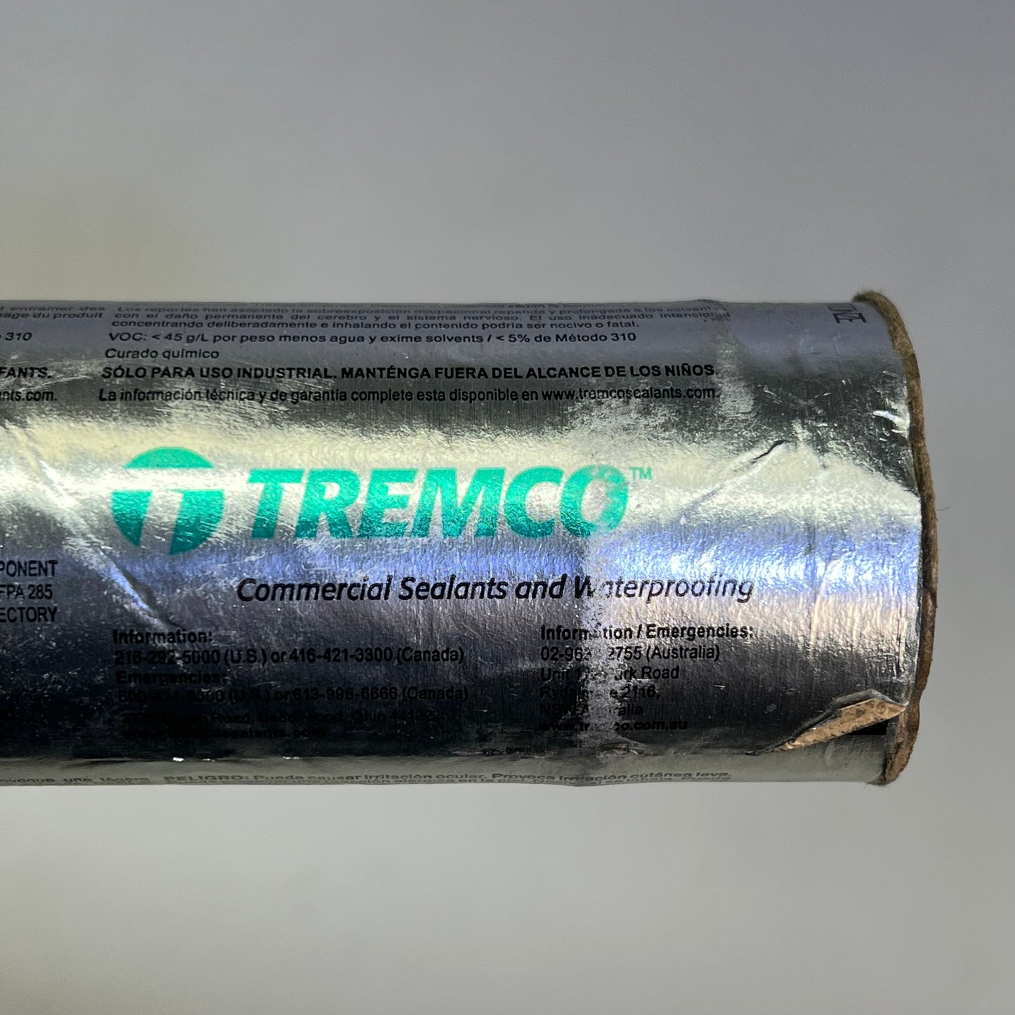 ZA@ TREMCO (3 PACK) Dynomic 100 Polyurethane Sealant 10.1 fl oz Bronze A