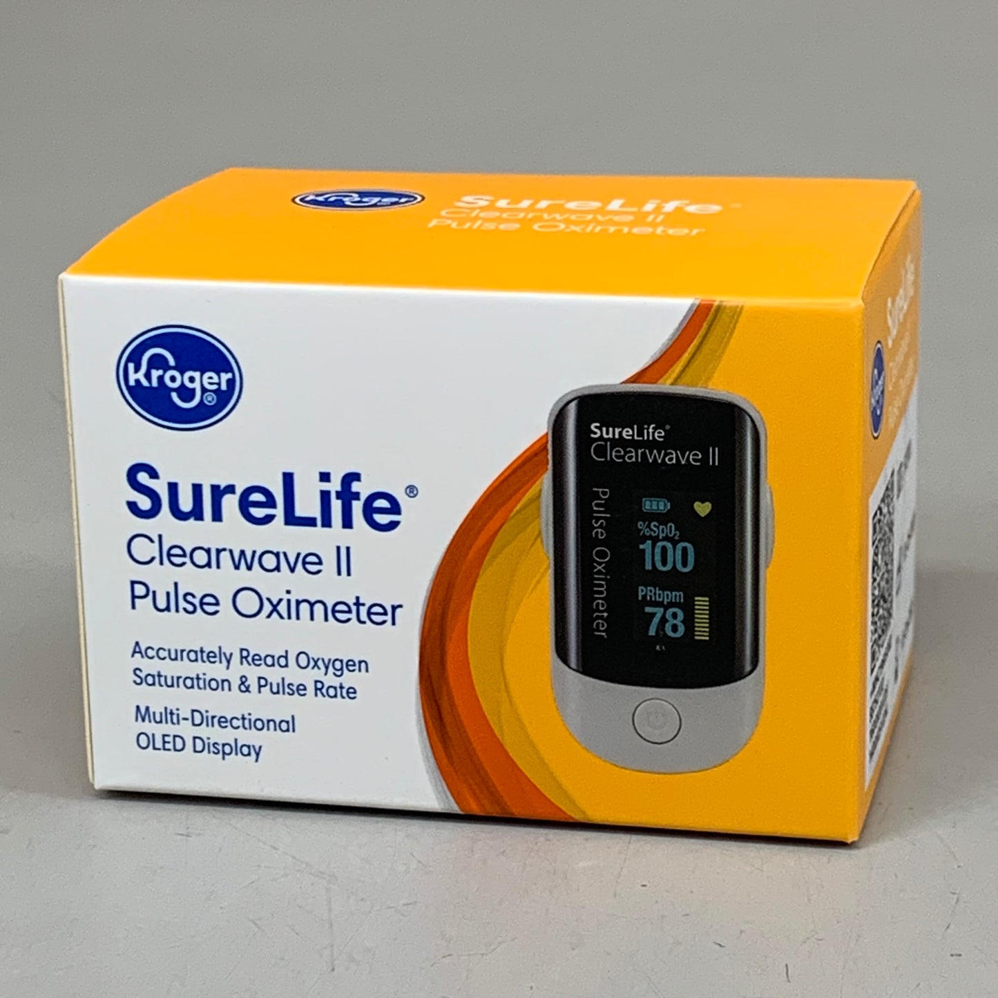 ZA@ KROGER SureLife Clearwave 2 Pulse Oximeter Soft Pad Finger Insert BB 12/25 A