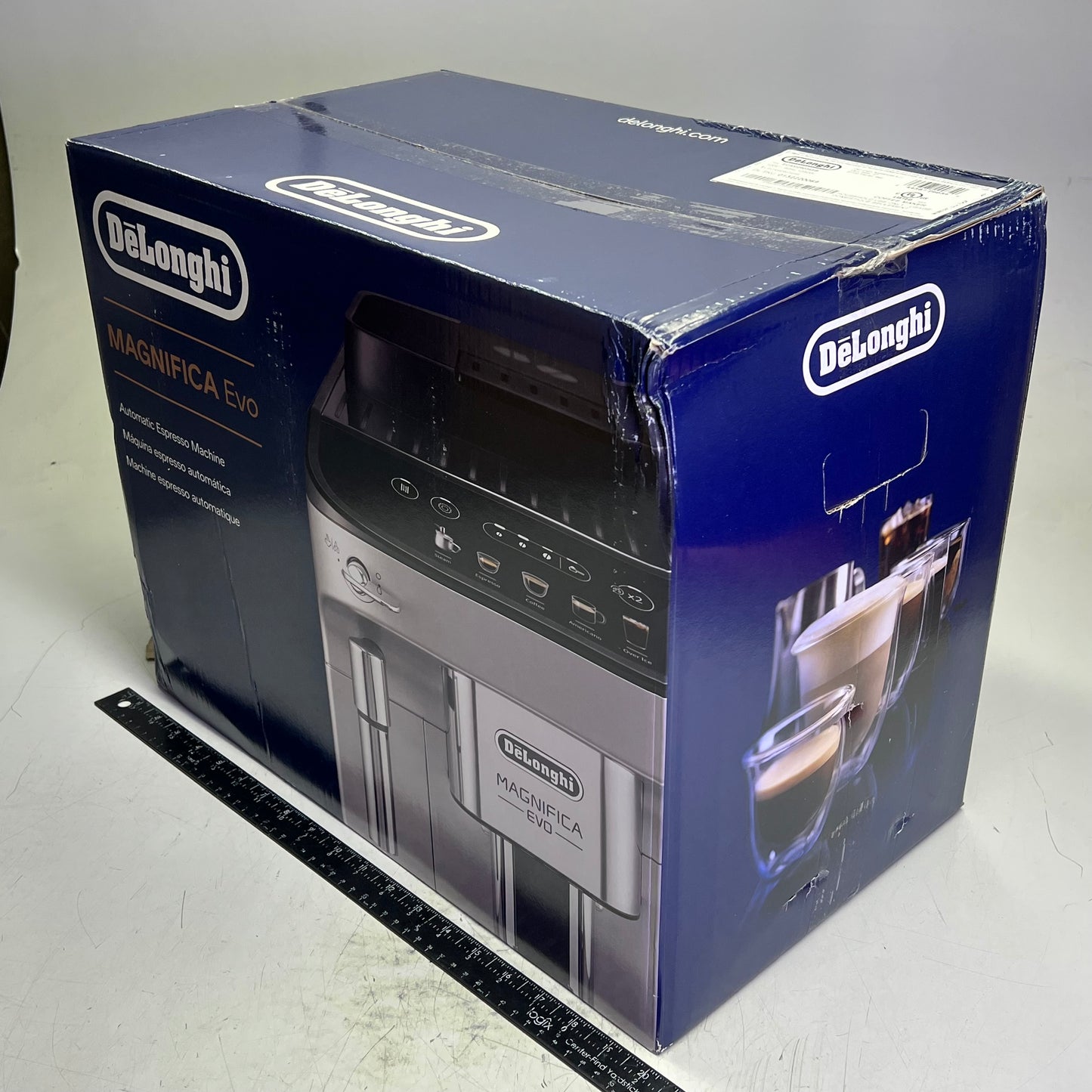 DELONGHI Magnifica Evo Super Automatic Espresso Machine Silver ECAM29034SB