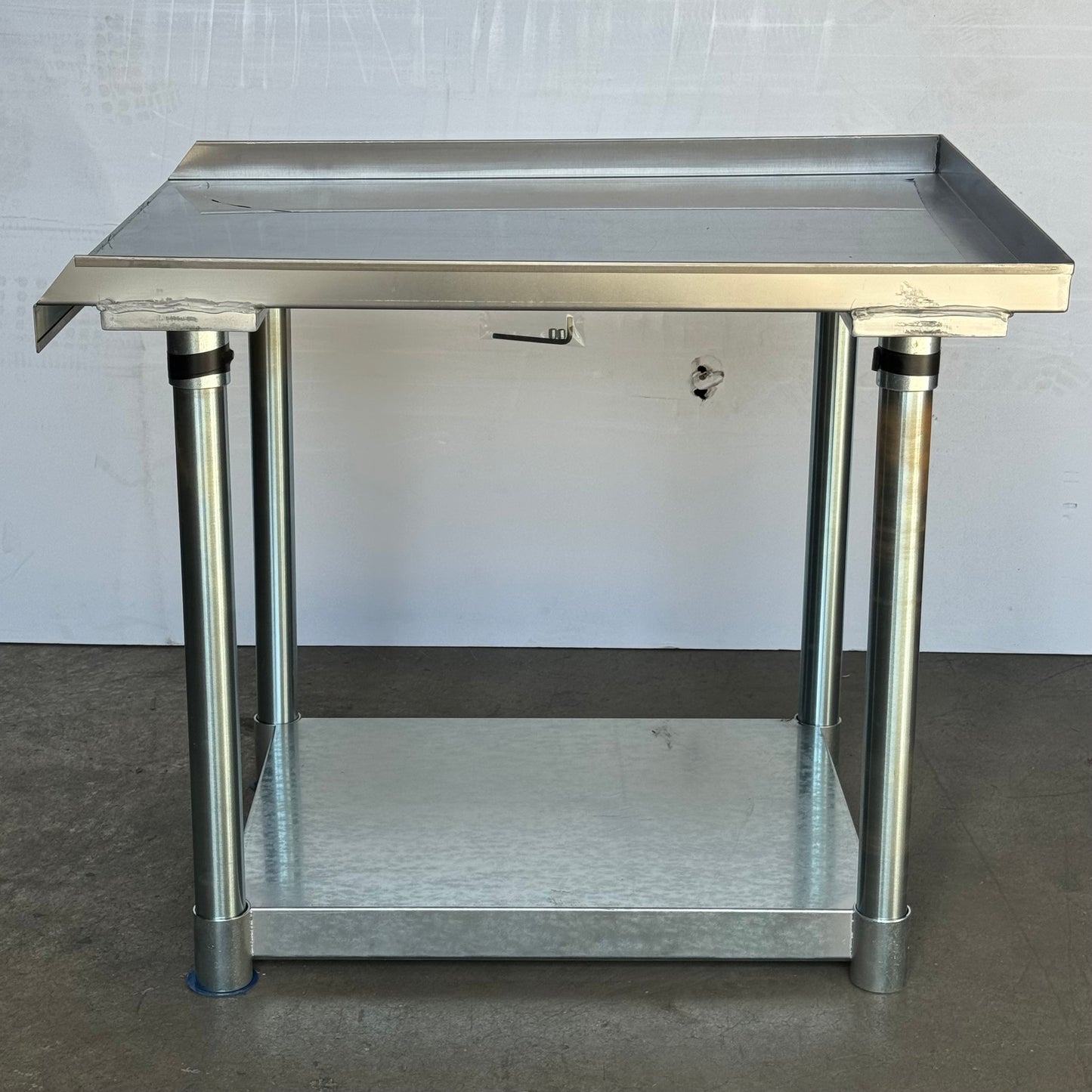 BK RESOURCES 430 Stainless Steel Table EETS-2430 30”Lx25”Hx24”W Silver