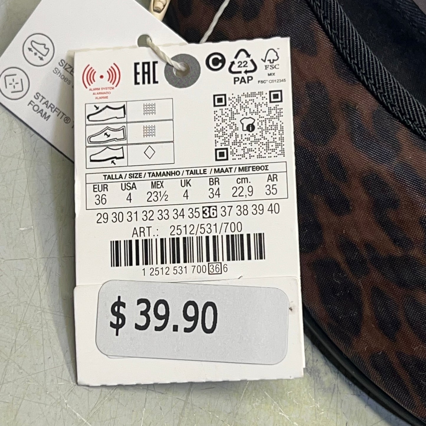 ZA@ ZARA Lot Of Assorted Shoes Sneakers, Sandal & Ballet Shoe Women's Sz 36