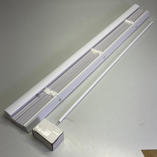 LOTUS & WINDOWARE 1" Vinyl Blind Cordless 35" x 84" White MLX3584WH