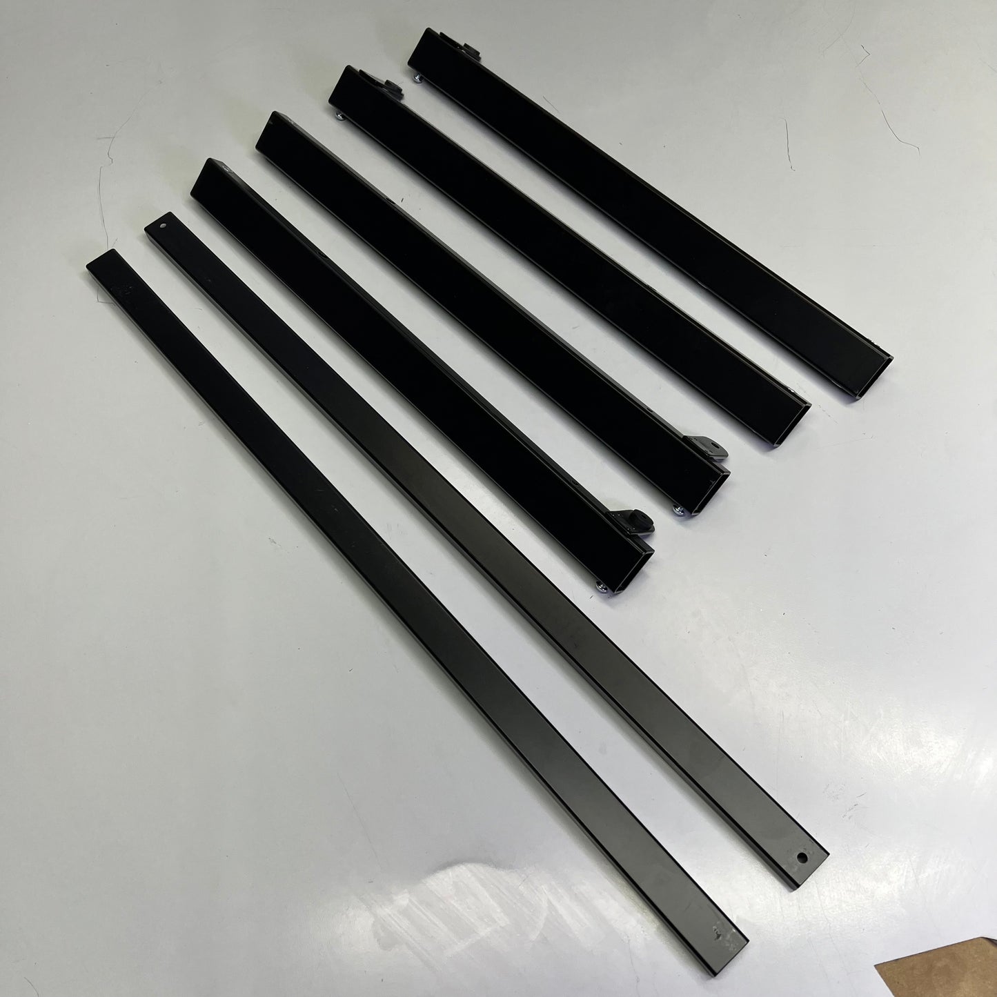 Dual Motor 2 Stage Height Adjustable Base Desk 2 Leg 220lbs Cap Black LOHI-S-BLK