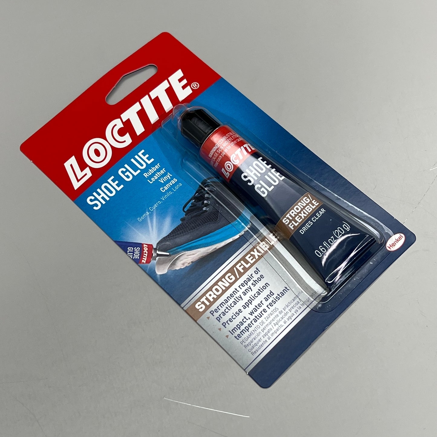 HENKEL LOCTITE (3 PACK) Permenent Shoe Glue Strong & Flexible 0.6fl oz 2320563