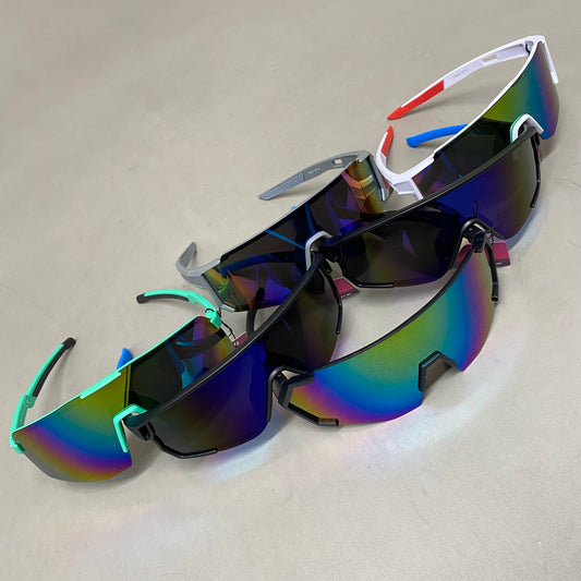 KING STRIKER (6 Pack) Assorted Polarized Sunglasses Shatterproof Polycarbonate Men's Assorted (Copy)