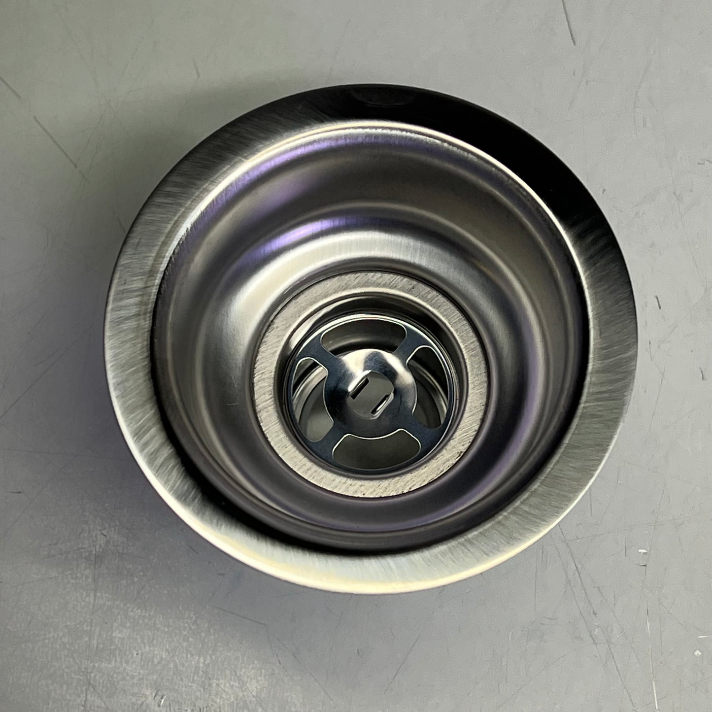 ZA@ DEARBORN (2 PACK) Deep Locking Cup Sink Basket Strainer For Deep Cast Iron Sinks NO. 18 Chrome 7011232 C