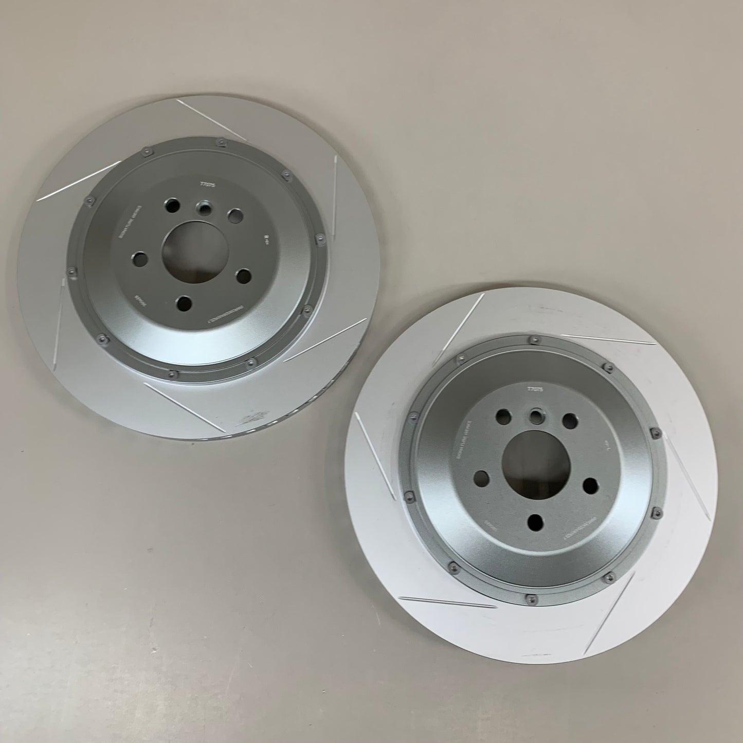 PARAGON  (Set Of 2) Performance Rotor Rings Chrome PRR.8016.380.2750.25800.18.|01.R/L