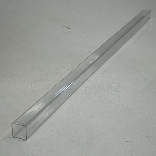 VISIPAK (49 Pack) Permaseal 1.375” x 31" Clear Rect Tube FDA 318566