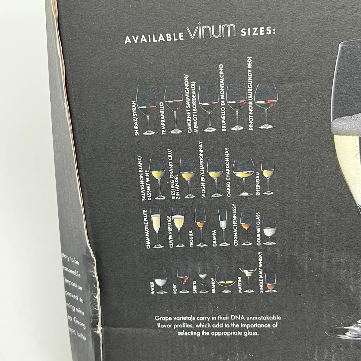 RIEDEL (SET OF 2) Vinum Crystal Cuveé Prestige Wine Glasses Dishwasher Safe