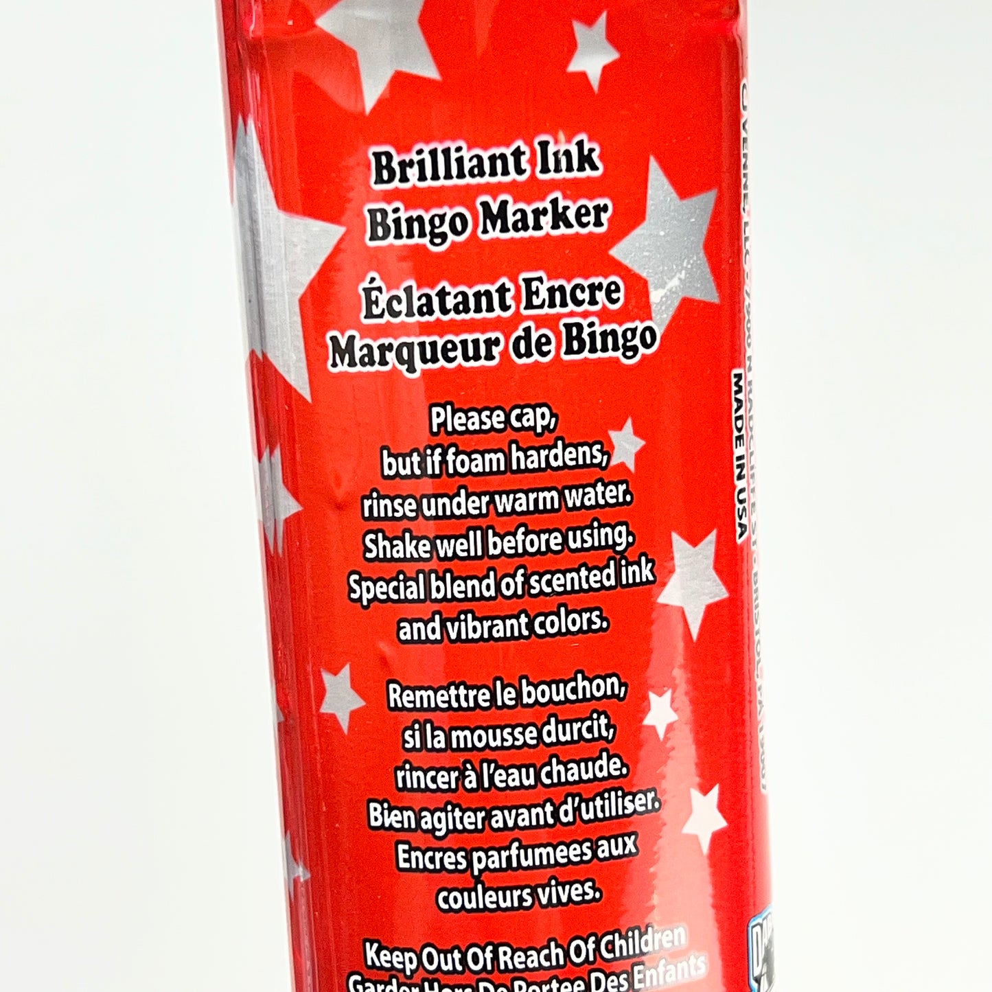 DAB O INK (12 PACK) Sun Sational Bingo Marker Bright Ink 110ml/4oz Red D26