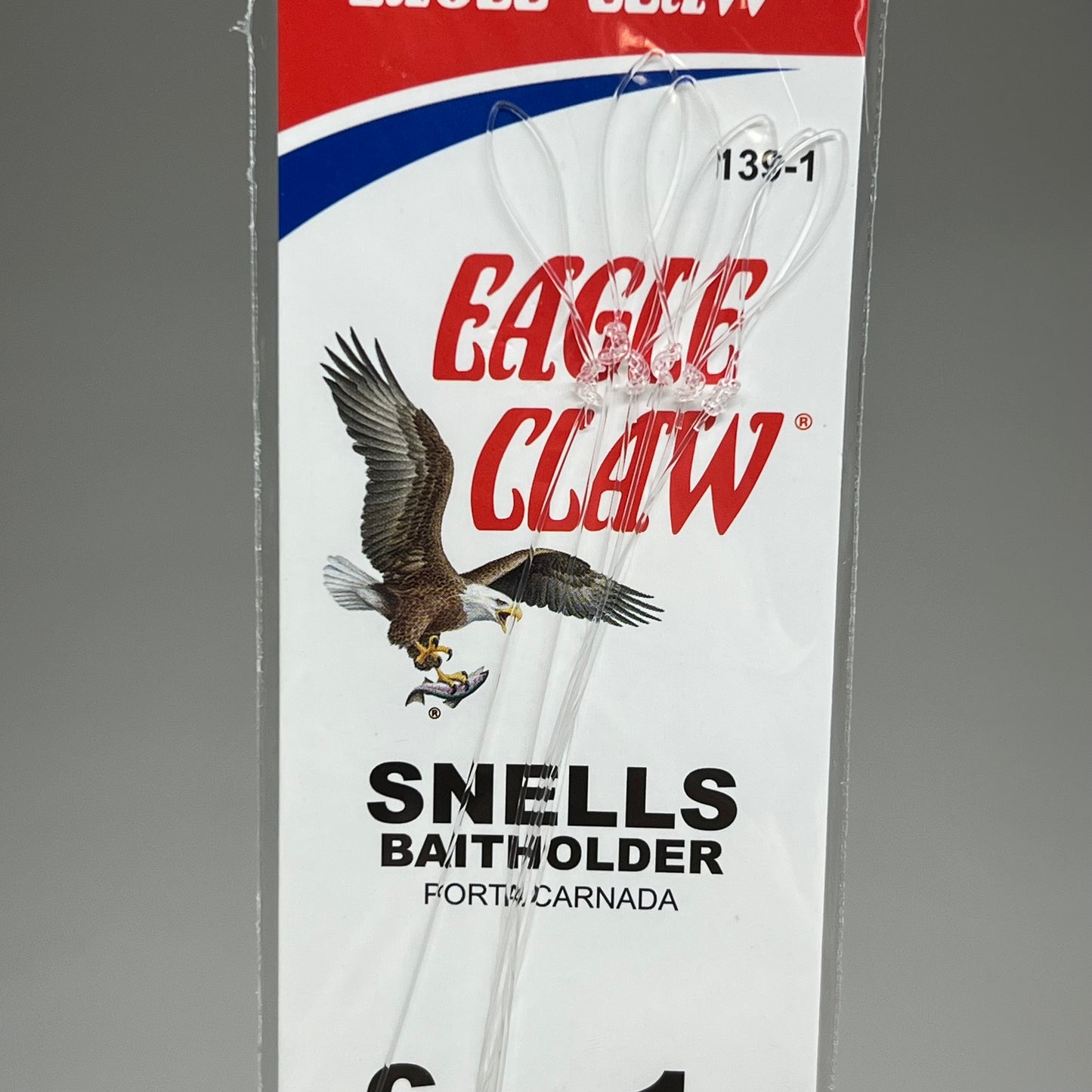 EAGLE CLAW (3 PACK) Versatile Bait Holder Snell Easy Rig Bronze #1 6pc 391-1