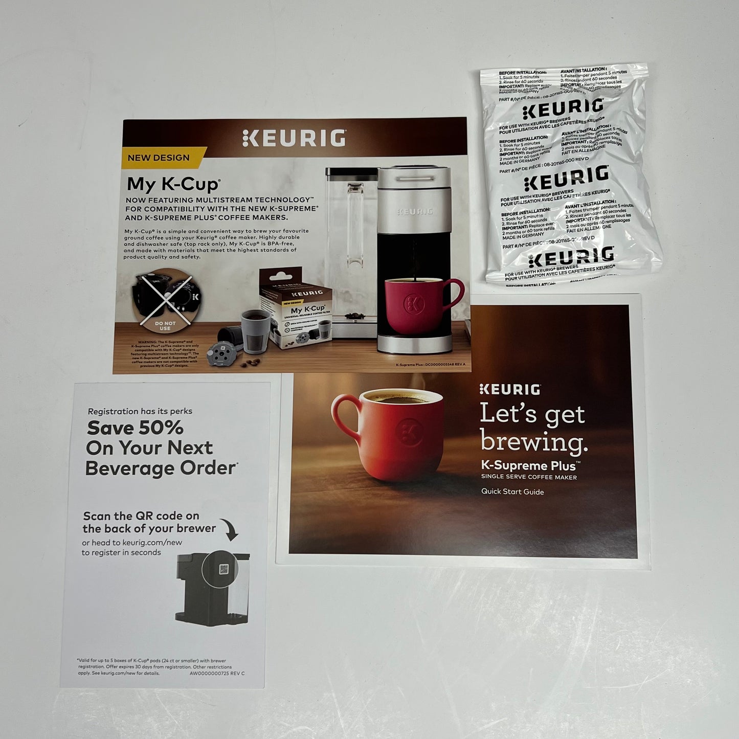 KEURIG K-supreme Plus Single Serve Coffee Maker Multiple Brew Sizes Black