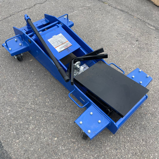 Z@ WESTWARD Heavy Duty Transmission Jack 1-1/2 ton Blue 1VW35A (New)