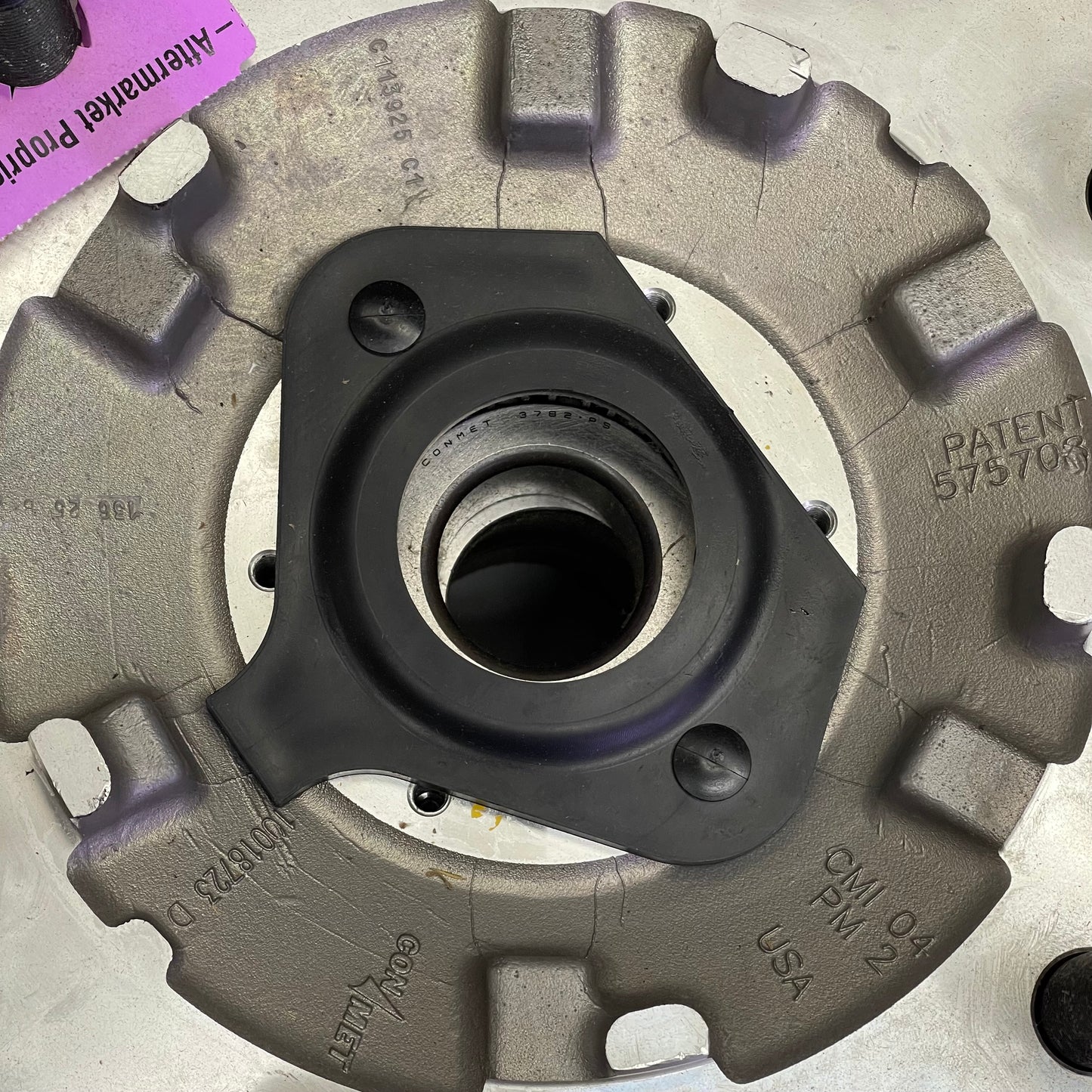 CONMET Aftermarket Preset Hub & Rotor Assembly 10" x 17" Dia ALUMINUM and Steel 10083208