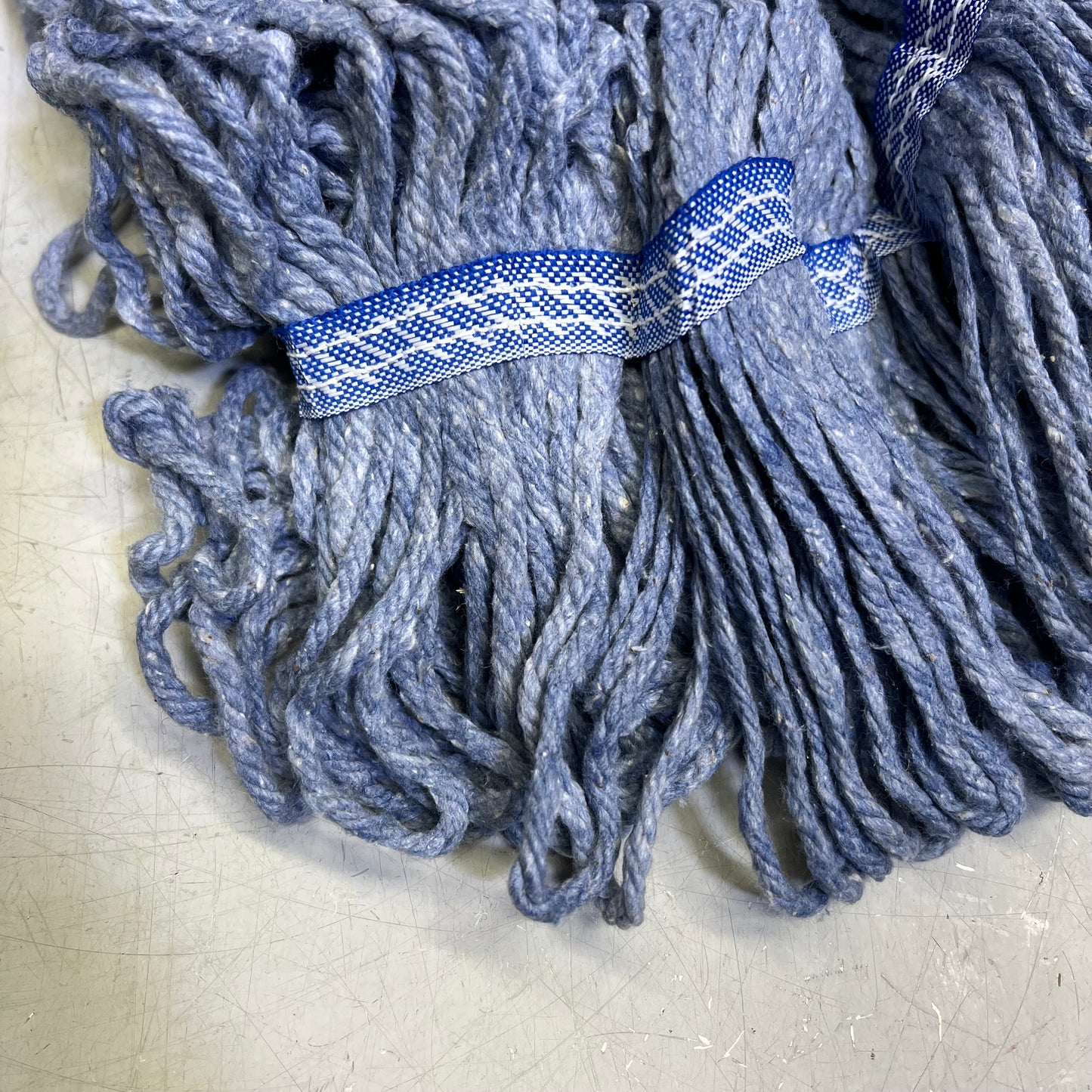 ECOLAB Grease Beater Mop Head 2X More Absorbent Than Conventional Mops Blue 89990046