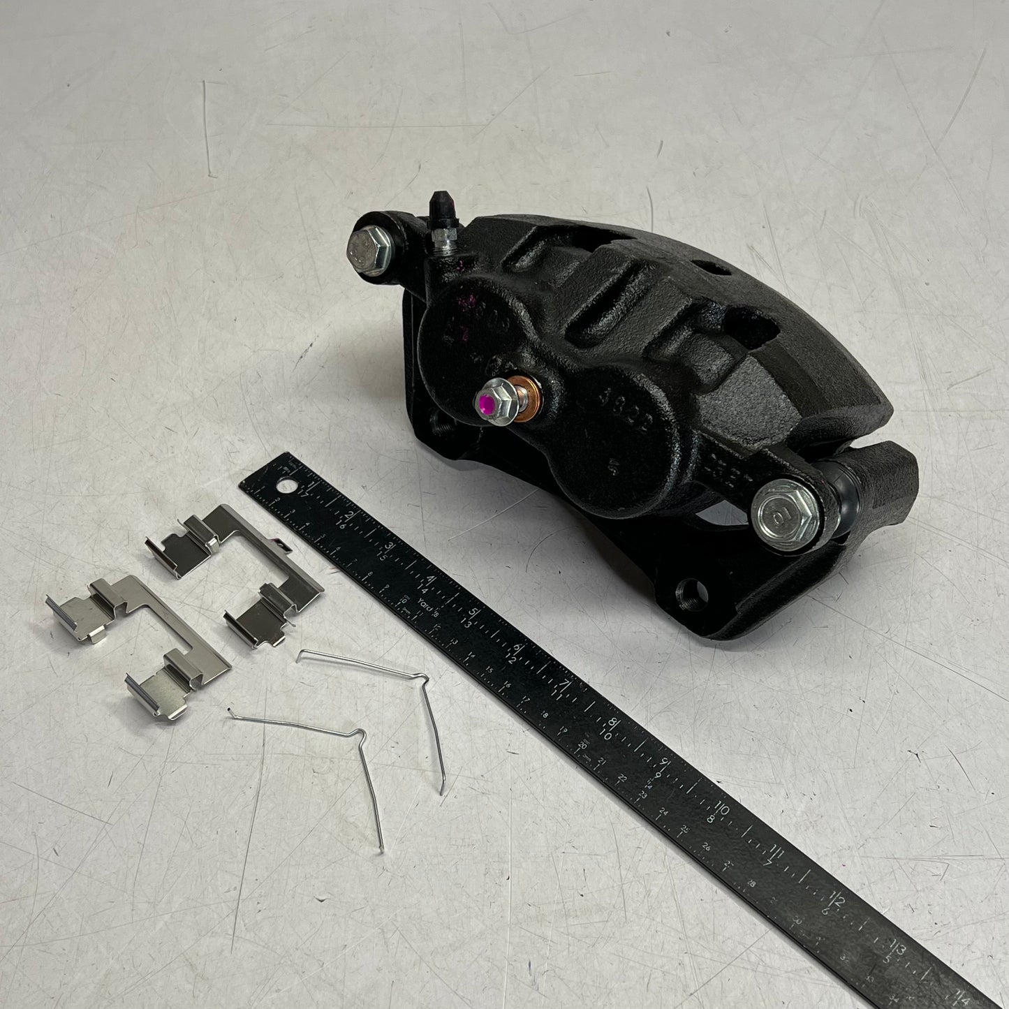 ADPATIVE ONE Brake Caliper Dual Piston Floating Remanufactured Black 2168XA