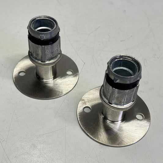 COMPNENT HARDWARE Adjustable Foot S/S Flanged 1-5/8" 3-1/2" Foot Dia A10-0854-C