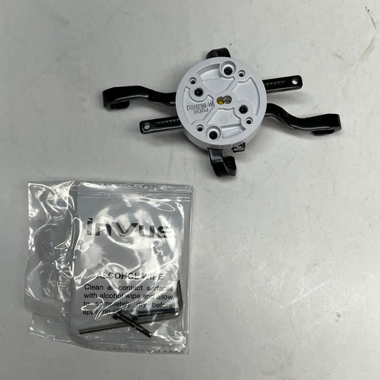 INVUE Onepod Bracket & Plate W/allen Wrench & Wipe 4.0mm 4 Way HH White DBH298-W