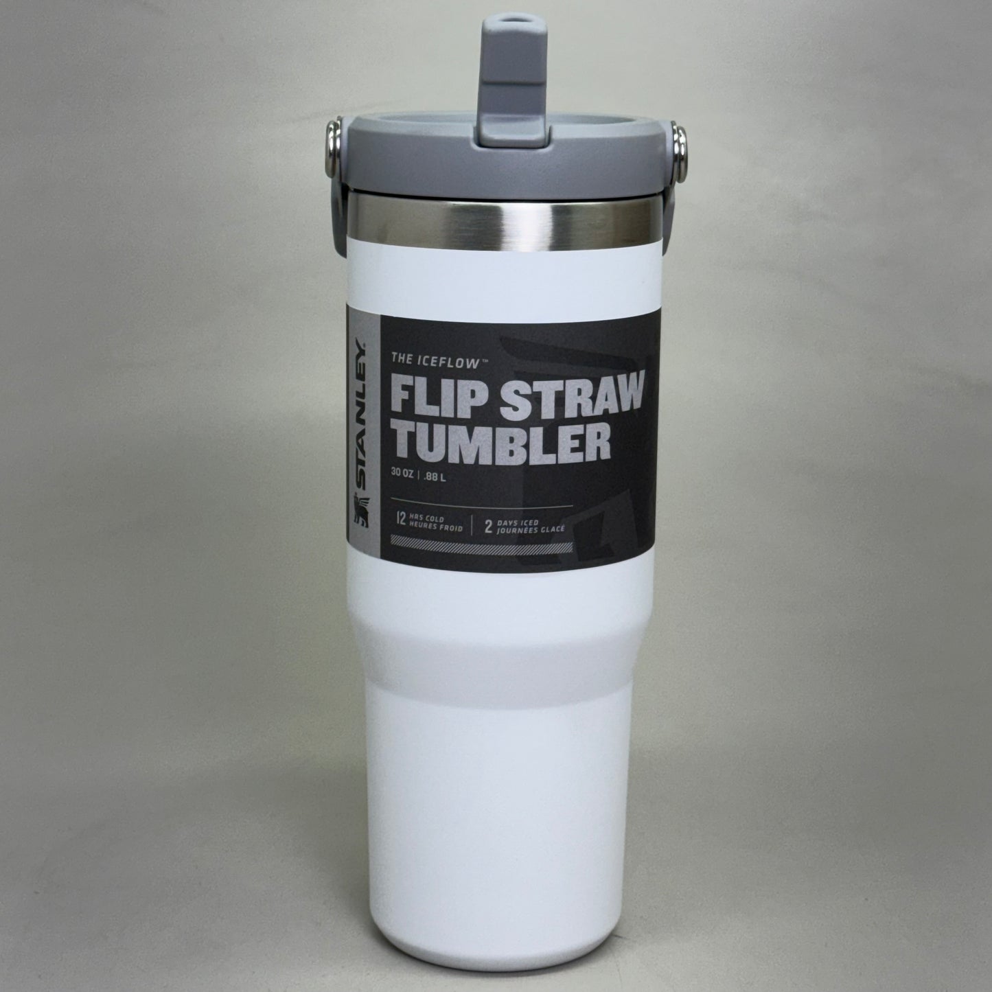 STANLEY The Iceflow Flip Straw Tumbler 30 oz Polar White 10-09993-001