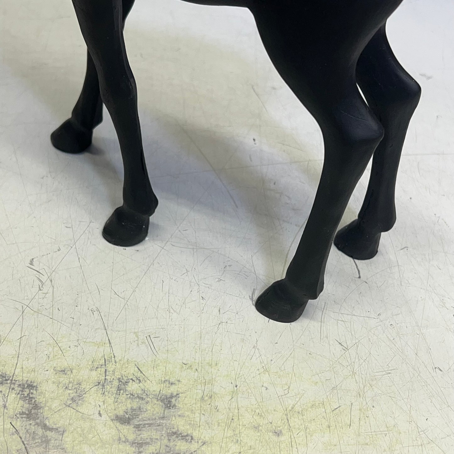 RAZ IMPORTS  Resin Holiday Decoration Deer 16.25" Matte Black 4018172B