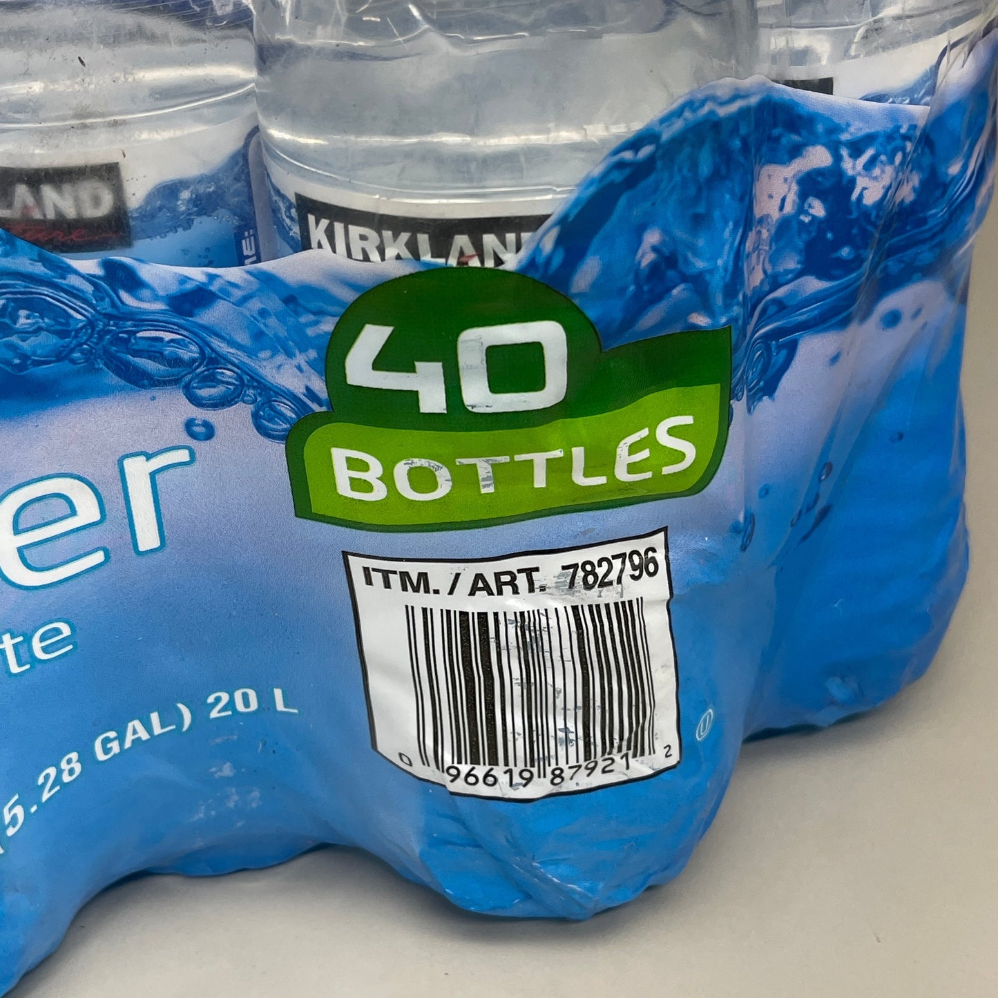 ZA@ KIRKLAND (COSTCO) 320 Bottles! Purified Water 16.9 fl oz BB 04/26 B