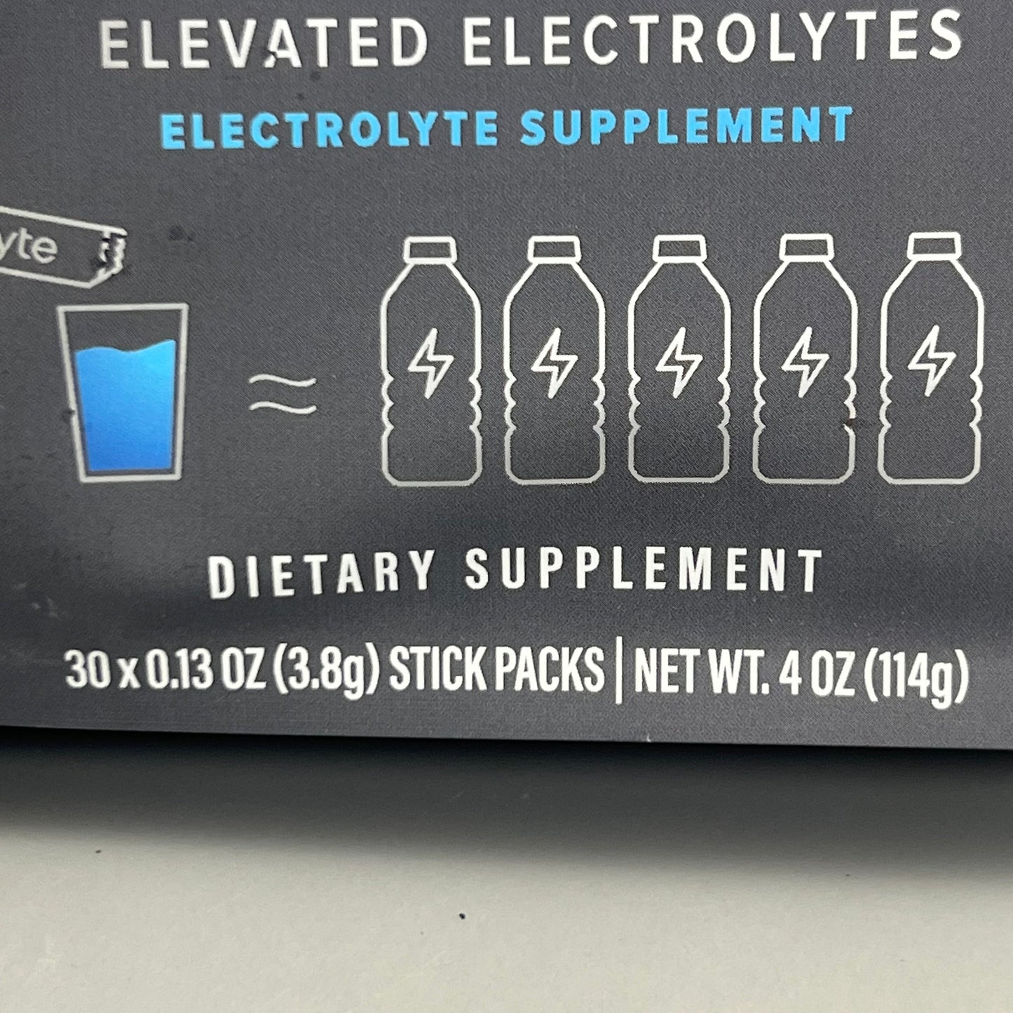 ZA@ KETO S1000 (30 PACK) Electrolytes Powder Packets Unflavored Salts 07/25 C