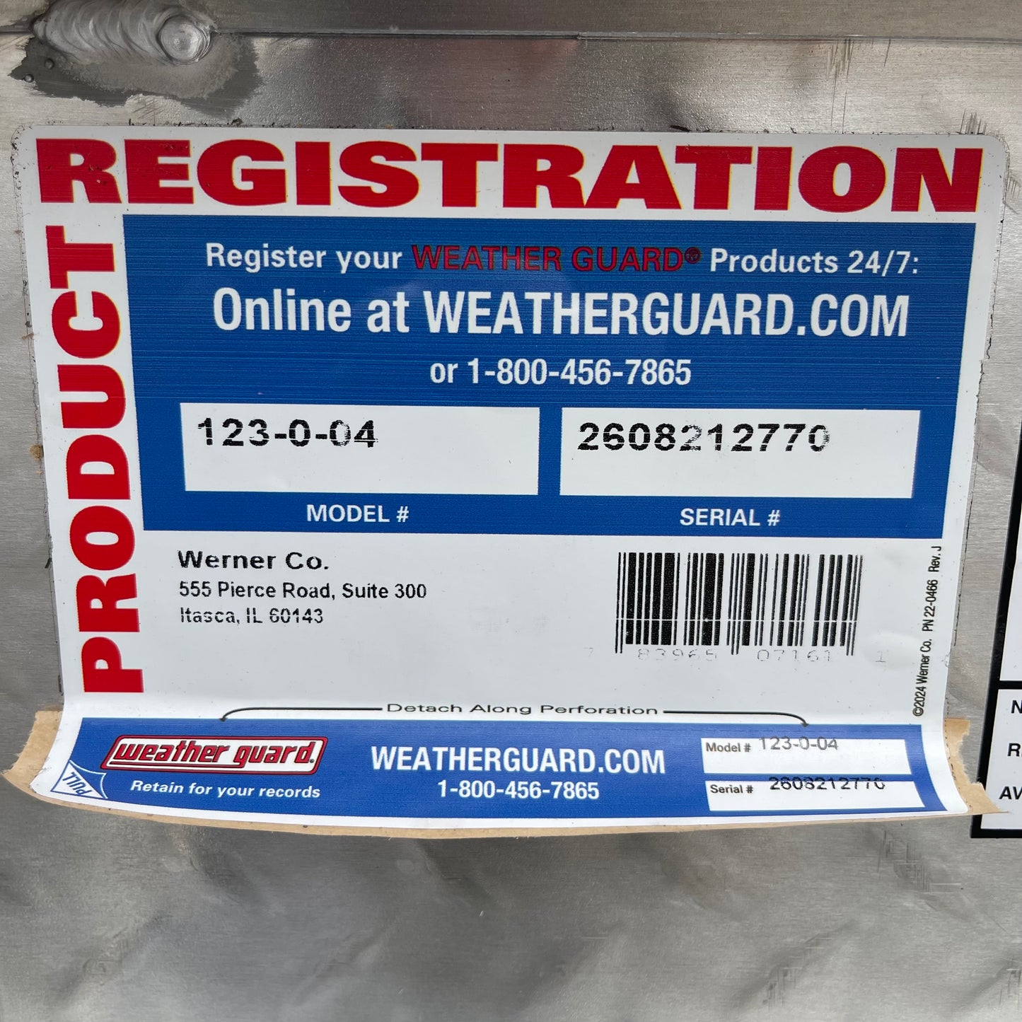 ZA@ WEATHER GUARD Saddle Box, 15 cubic ft, Aluminum 123-0-04