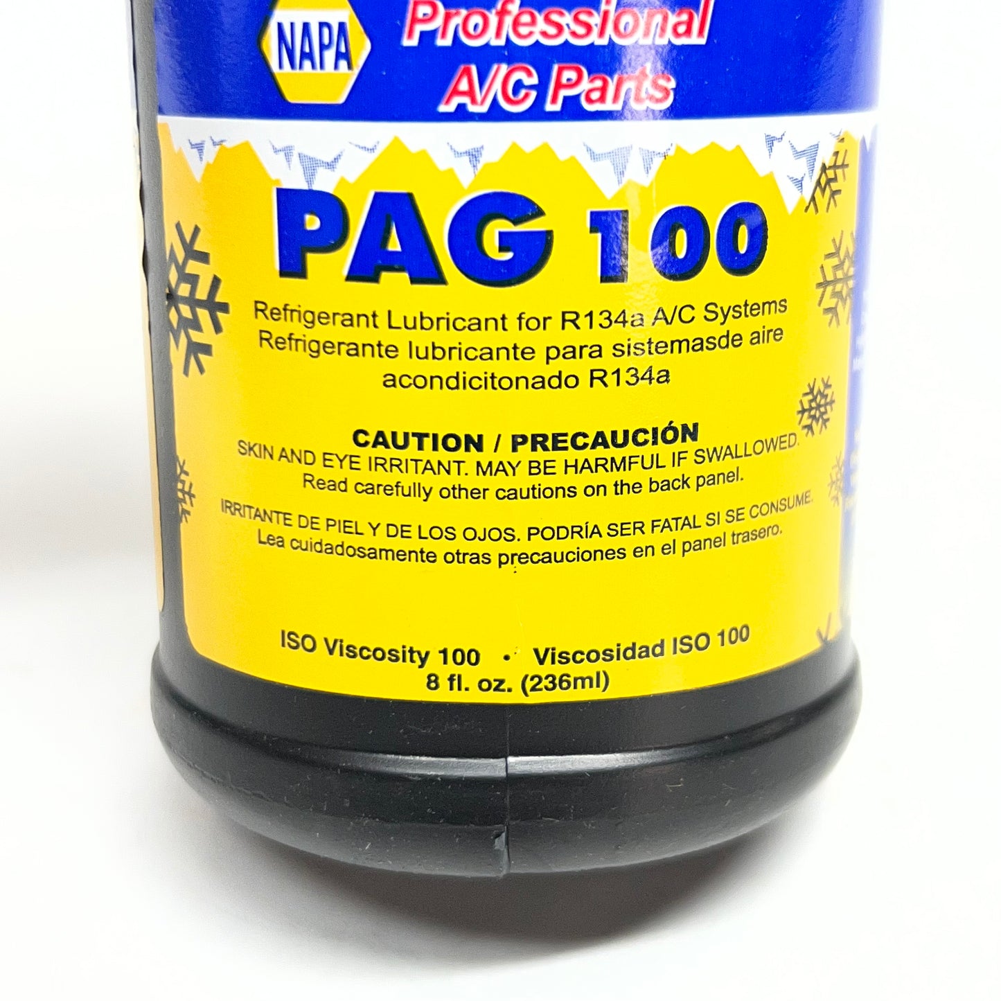 NAPA PAG100 Refrigerant Lubricant for R134a A/C Systems - 8 fl. oz. 801652
