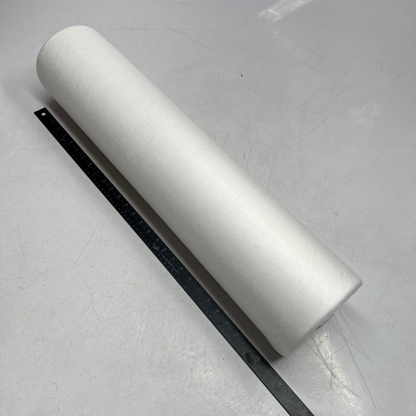 TAYMARK Lightweight Flame Retardant Non-woven Decorating Fabric 59"x100yd White