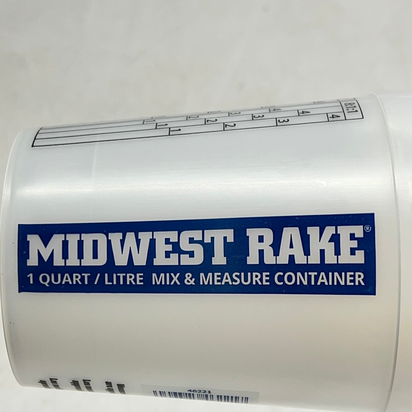 ZA@ MIDWEST RAKE  (10 PACK) Mix & Measure Container 1 Quart Clear 46221
