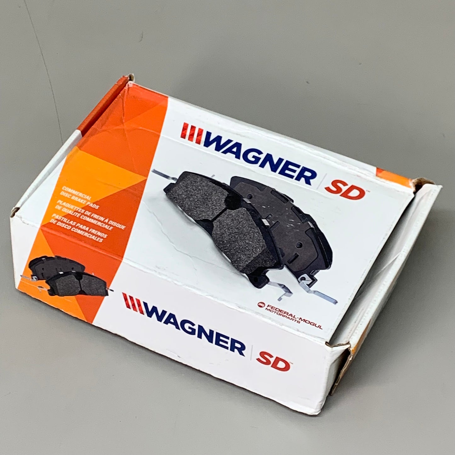 WAGNER SD Semi-Metallic Rear Disc Brake Pads Set Black 8" x 2" SX802