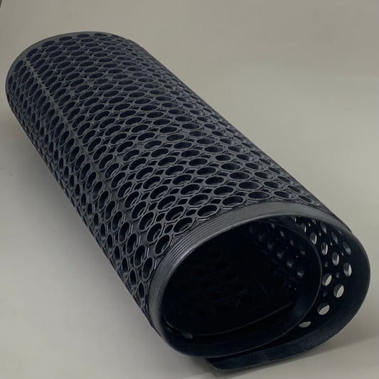 NOTRAX Sani-top Safety Anti-Fatigue Beveled Drainage Mat 3'x5' Black 562S0035BL