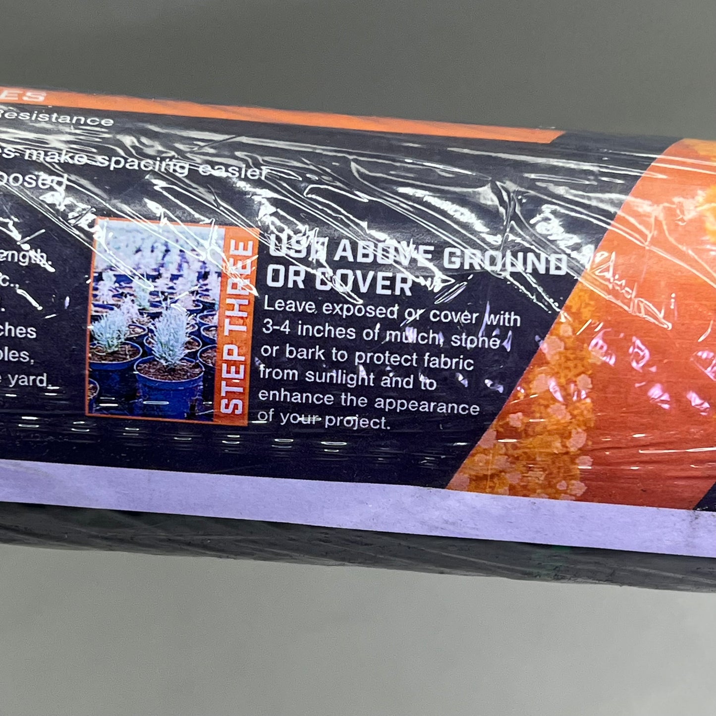 SRW PRODUCTS Ground Cover Fabric GC3 Woven Geotextile  3'x50' Black FGC3 03050