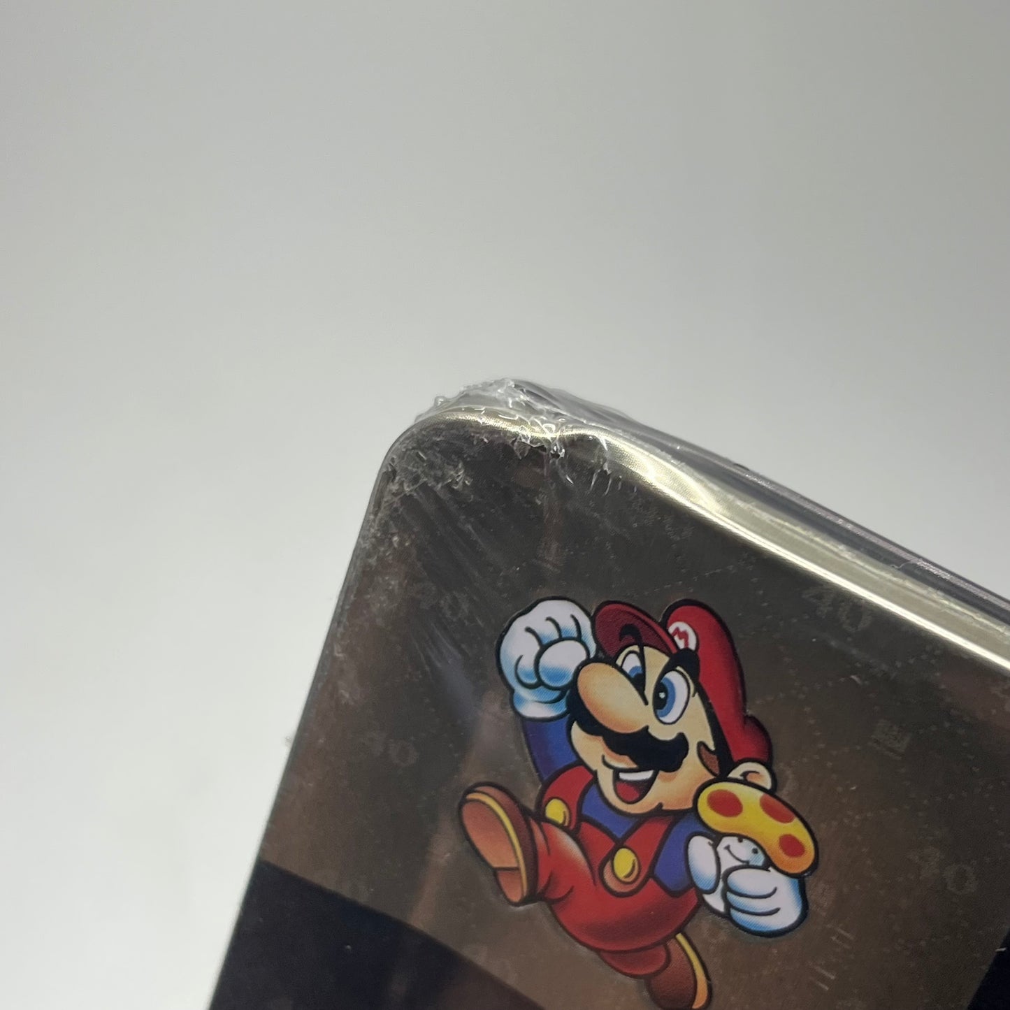 ZA@ NINTENDO Super Mario Bros 40th Collectable Game Case 7"x4" Multicolor (As-Is)