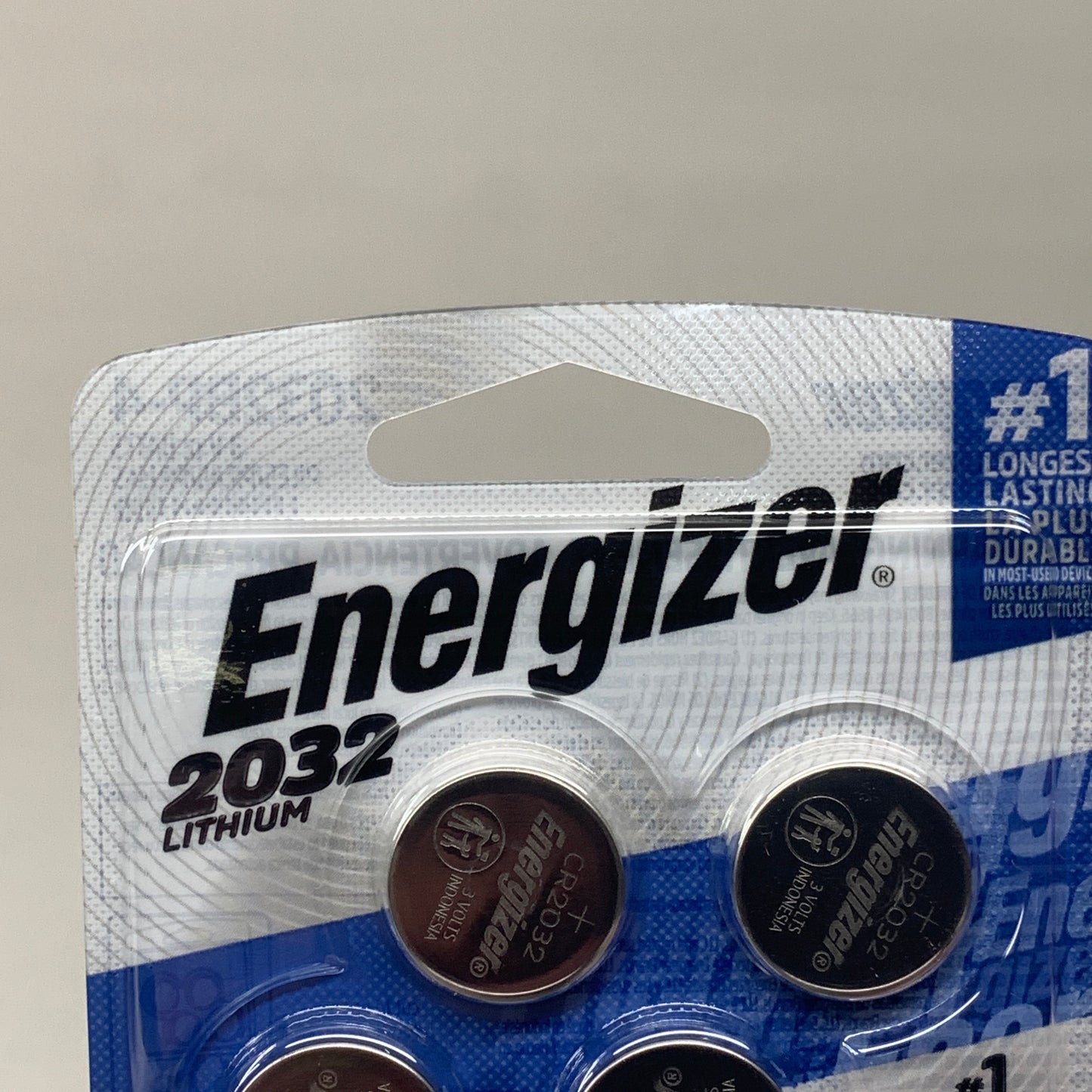 ENERGIZER (2 PACK, 8 Total Batteries) 2032 Lithium Coin Battery for Key FOB 851179