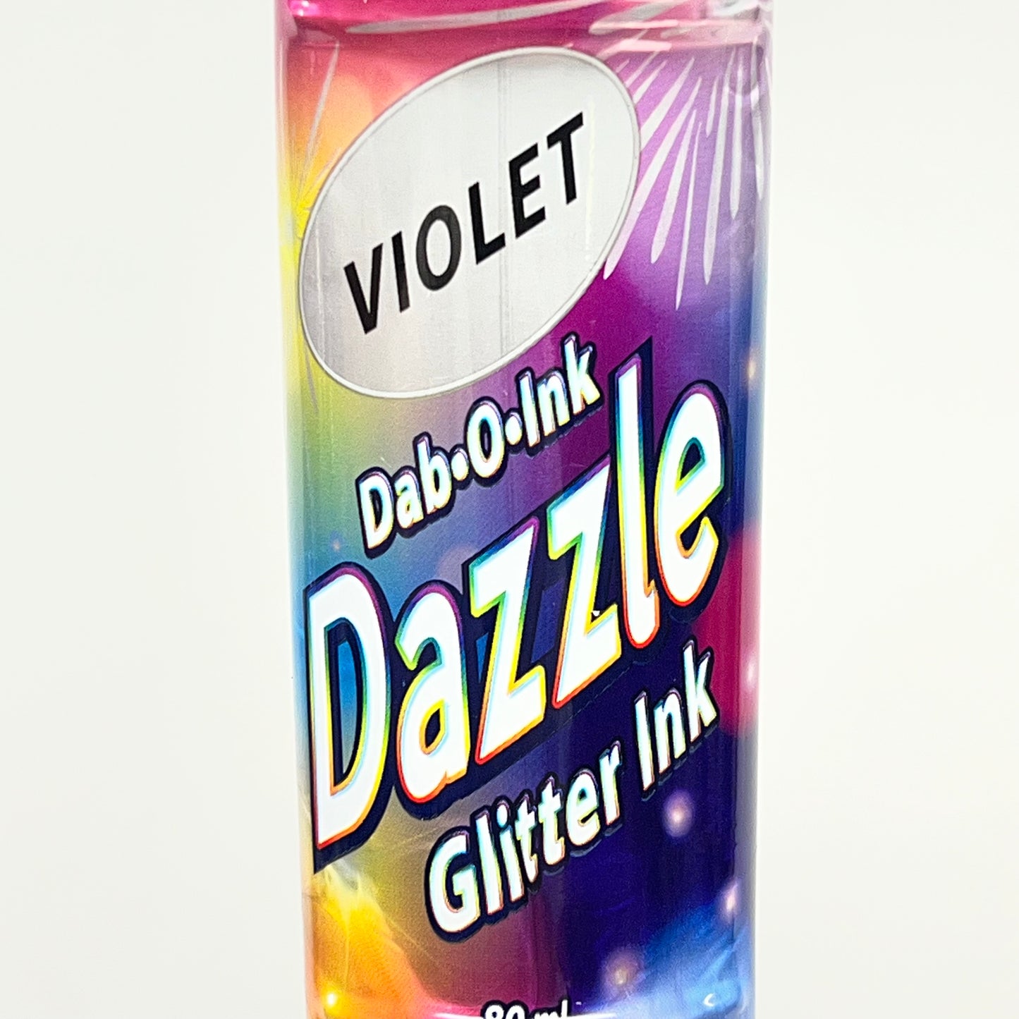 DAB O INK (12 PACK) Dazzle Shimmery Glitter Ink Bingo Dot Marker 80 Ml Violet A26