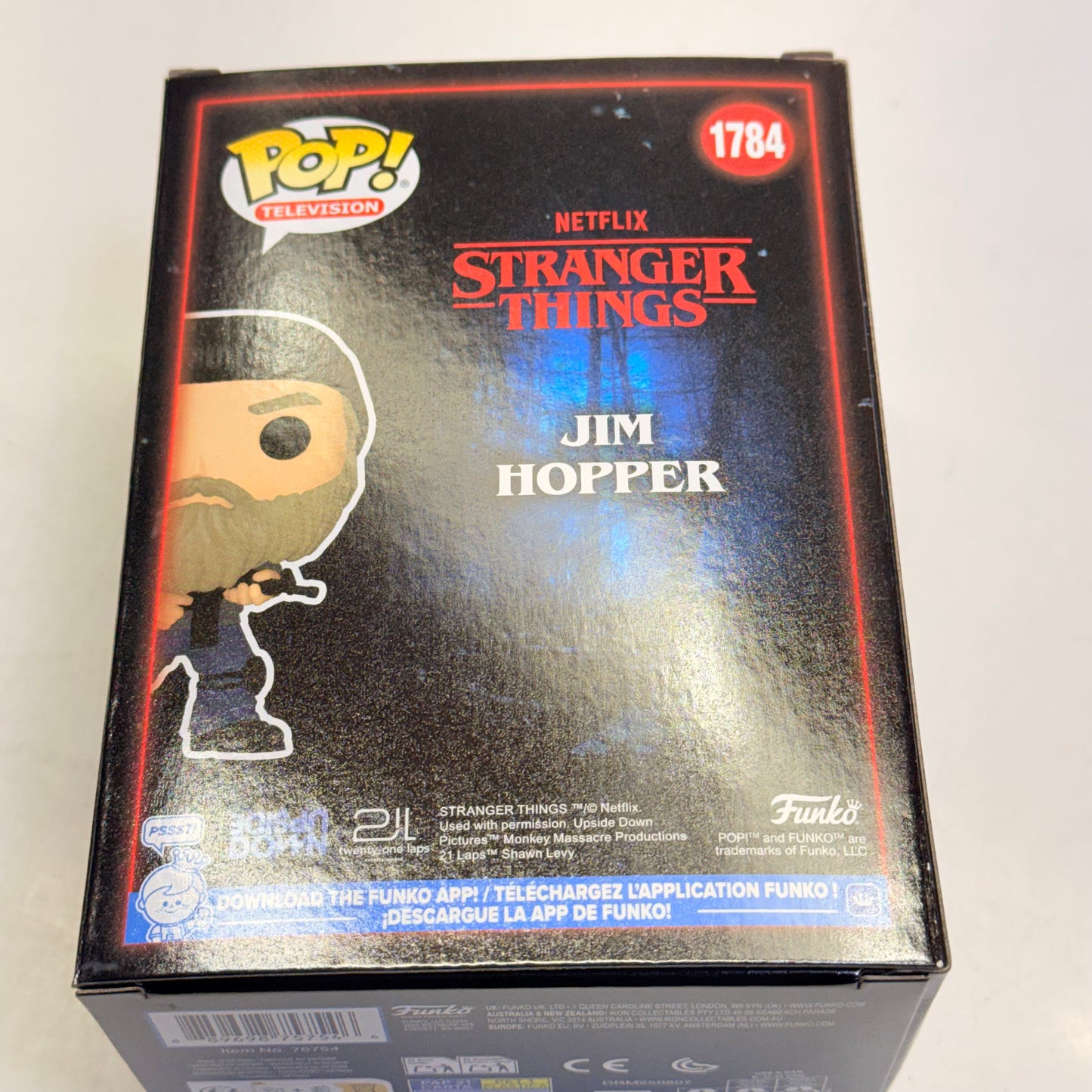 FUNKO POP Jim Hopper Vinyl Figure Netflix Stranger Things Ages 3+ 1784