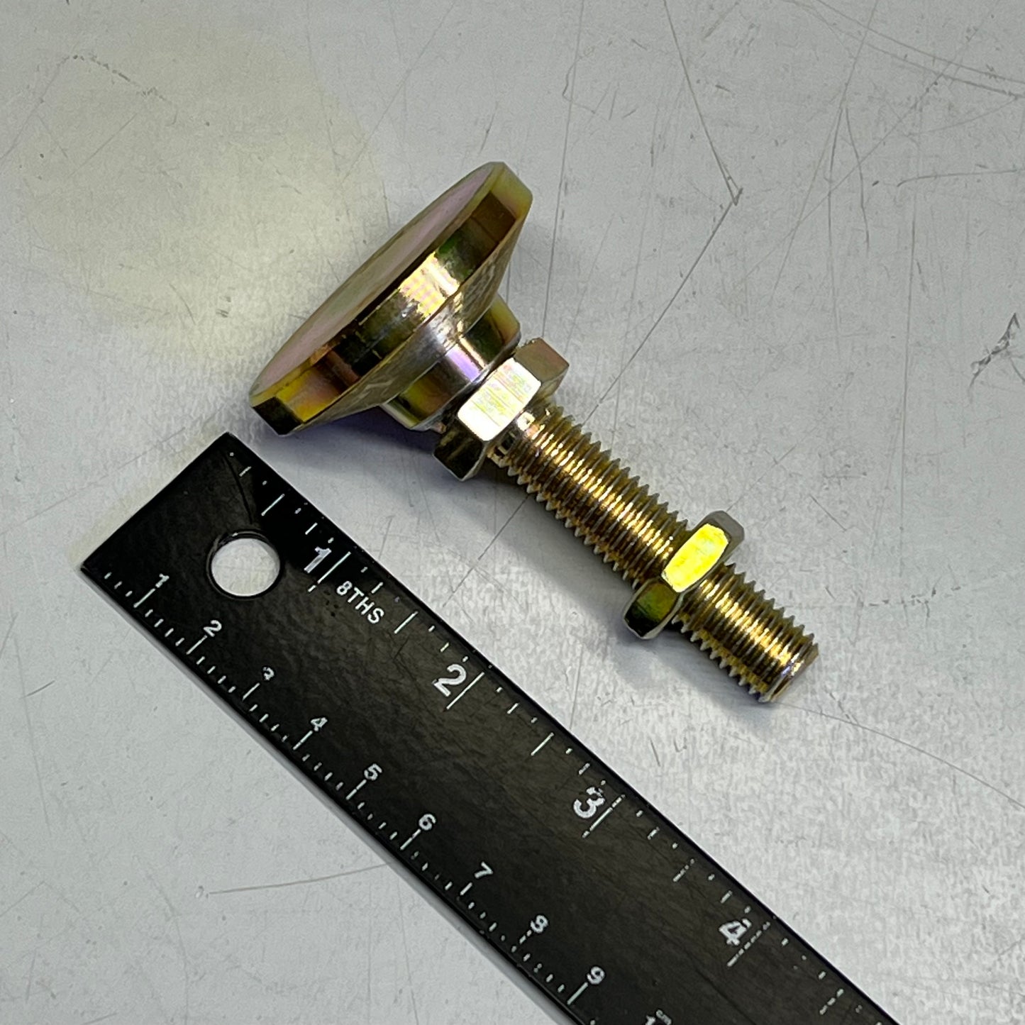 (2 PACK) Metric Leveling Mount Swiveling Stud M-12 X 50.8 X 47.6MM MB-SW2