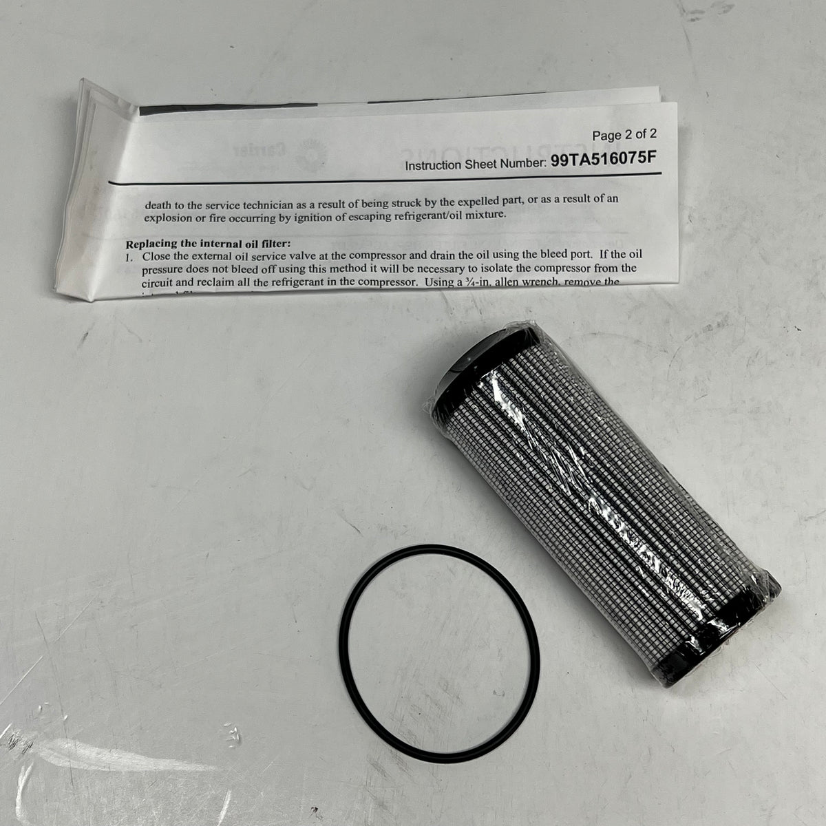 FACTORY AUTHORIZED PARTS Carlyle Filter & O-ring Kit  06NA660028