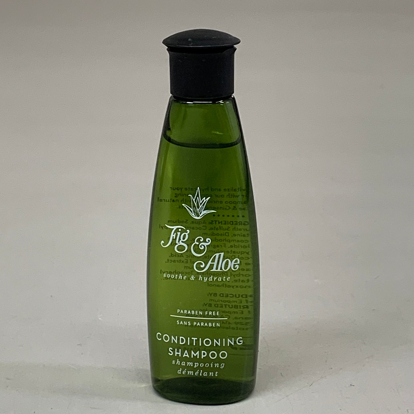 ALOE & FIG (1 Box, 200 Bottles) Conditioning Shampoo Sample Bottles 35ML