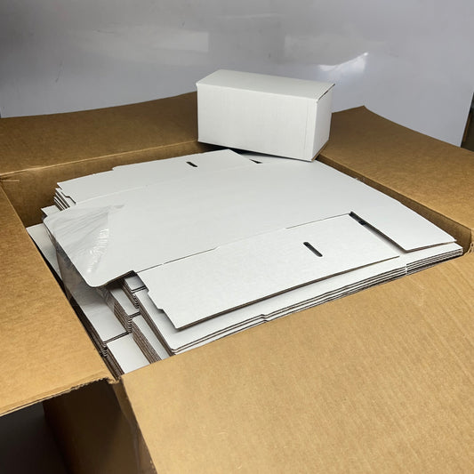 ZA@ (200 PACK) Boxes Packing Supplies  8.5" x 4" x 4" White