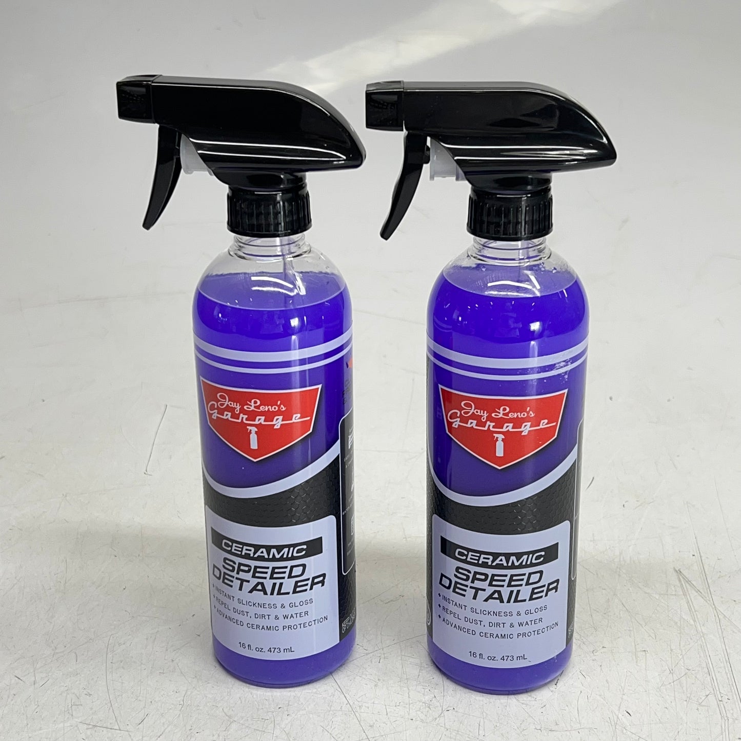 JAY LENO'S GARAGE (2 PACK) Ceramic Speed Detailer Enhance Gloss 16 oz JLG-CSD
