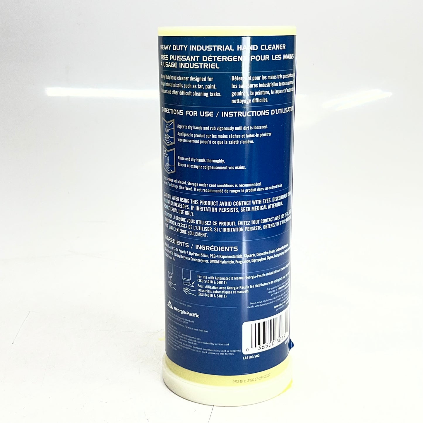 GEORGIA PACIFIC (2 PACK) Heavy Duty Industrial Hand Cleaner 101.4 fl oz. BB 07/27