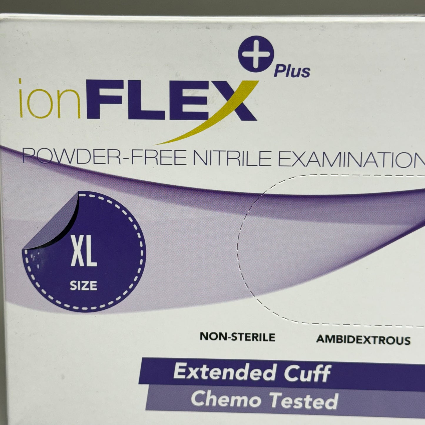 IONFLEX (100 PACK) Powder Free Nitrile Disposable Examination Gloves Size: XL