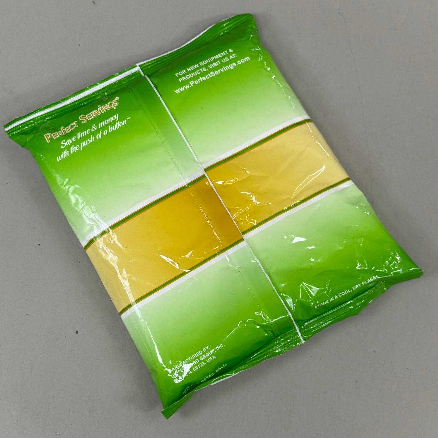 PERFECT SERVINGS (3 Bags 2lbs Each) Yellow Sugar Substitute  Yellow