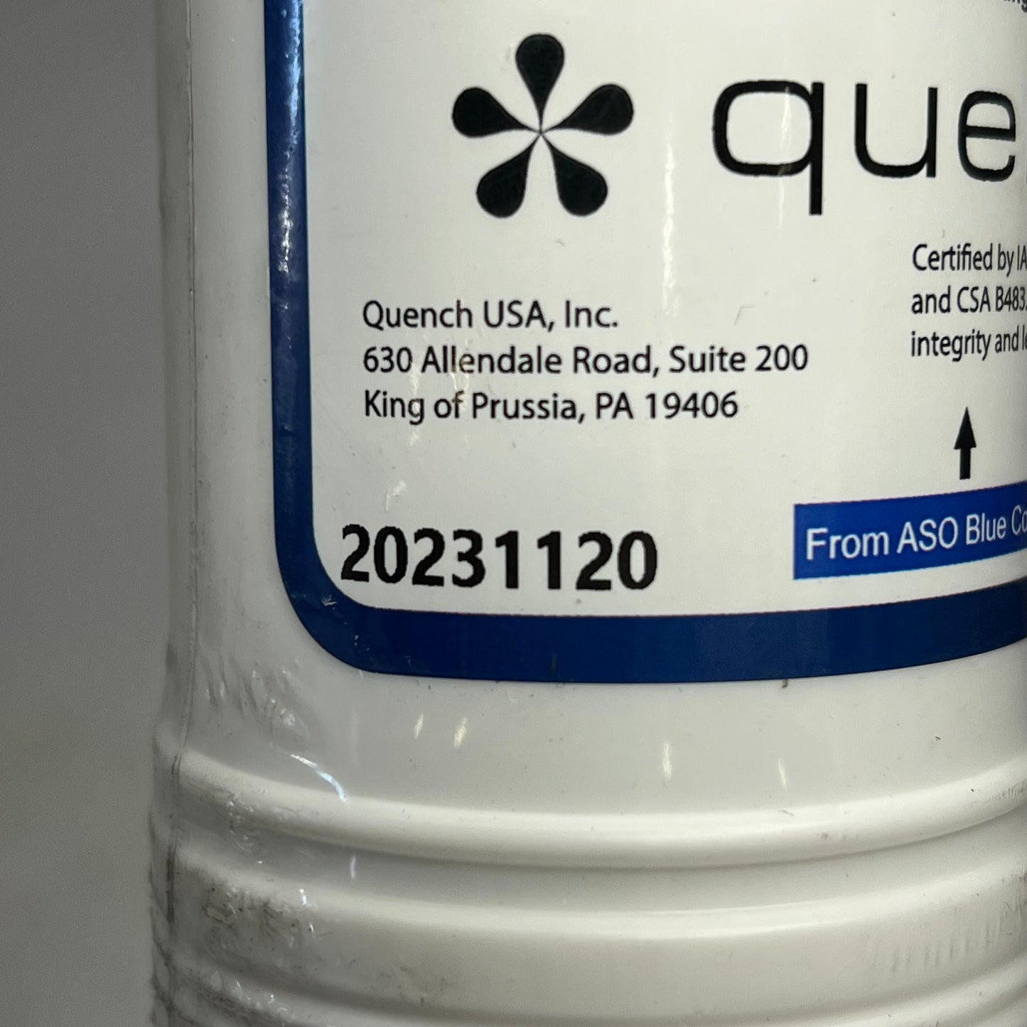 QUENCH  (2 PACK) Mineral + PH For Bottomless Cooler Filter For Culligan P02310