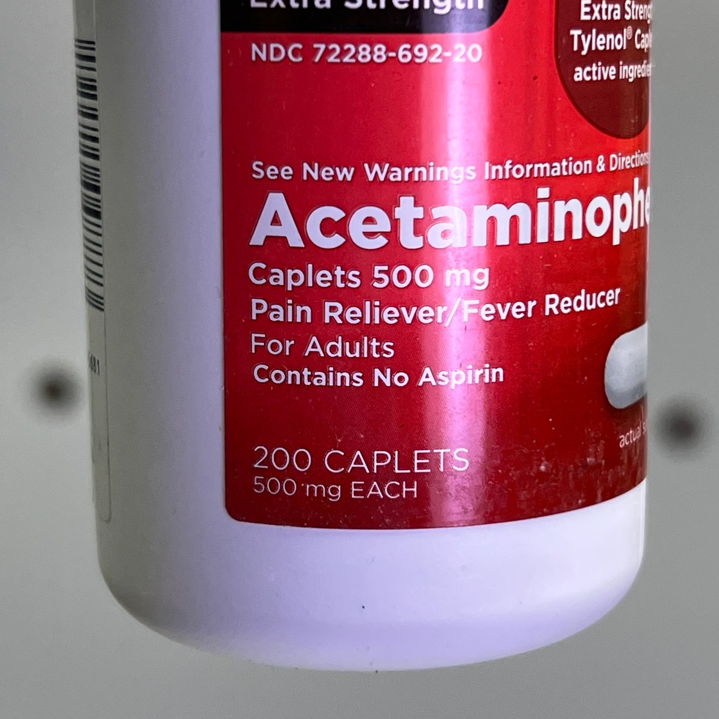 AMAZON (400 Caplets Total) Acetaminophen 500mg White ACD124046A BB 11/26