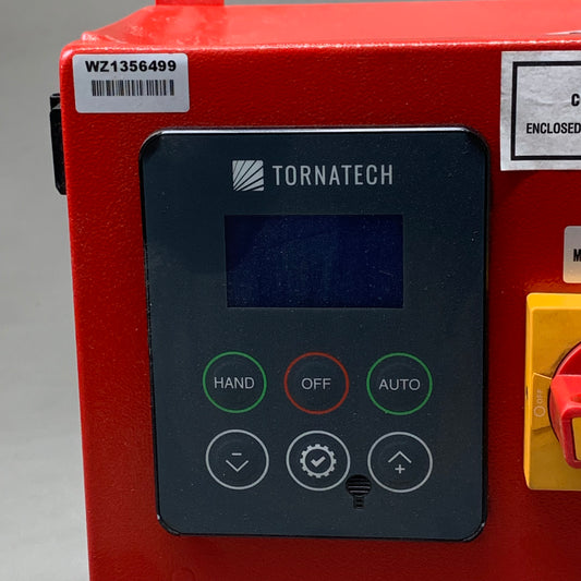 TORNATECH Jockey Pump Controller 12"x9" As-is (see images) Red JPLT-208/1.5/3/60